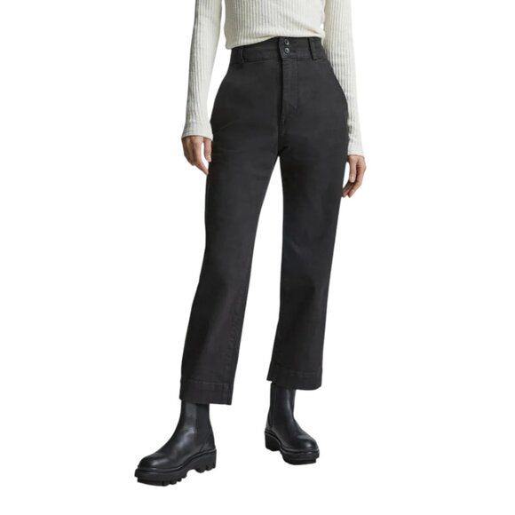 Everlane The Organic Straight Leg Pant Pants Black - Picture 1 of 13